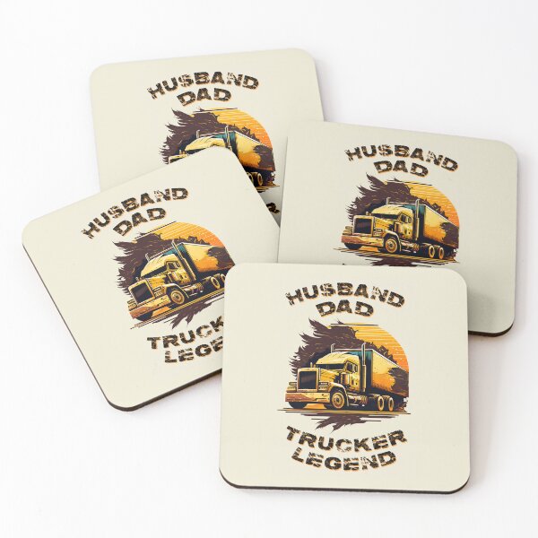 Item preview, Husband Dad Trucker Legend #4 designed and sold by aifuntime.