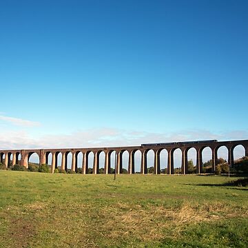Artwork thumbnail, Culloden Viaduct with train by Alternative Perspectives