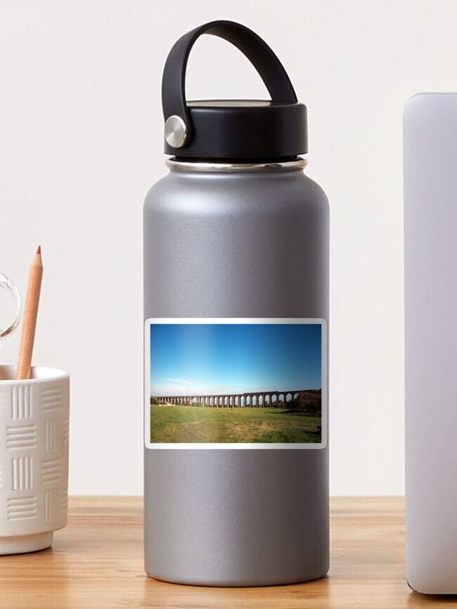 Thumbnail 1 of 3, Sticker, Culloden Viaduct with train designed and sold by SiobhanFraser.