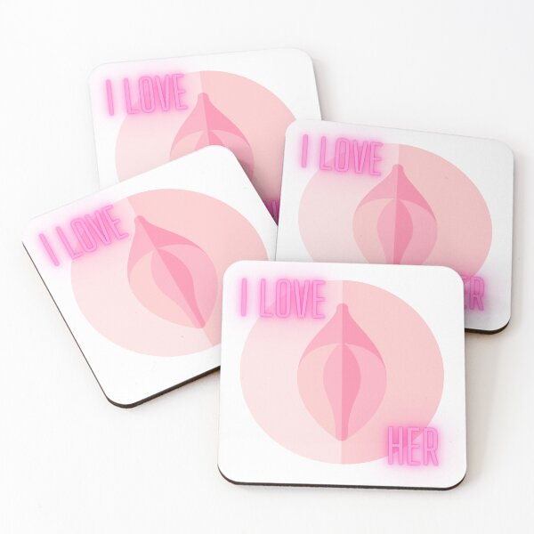 Item preview, I Love Her - vagina designed and sold by 72artteam.