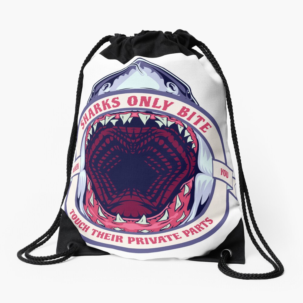 face shark bape | Drawstring Bag