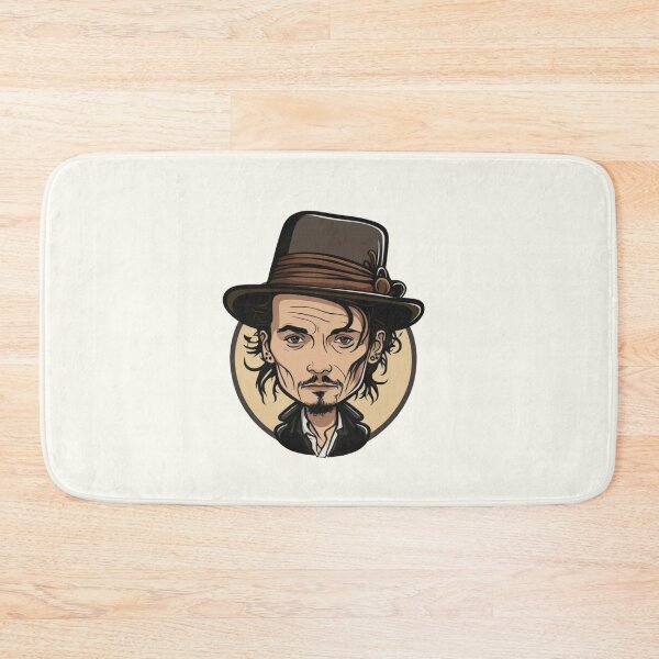 Item preview, Johnny Depp cartoon  designed and sold by ExplodedToons.