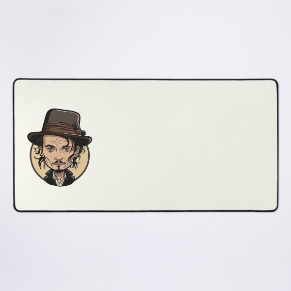 Item preview, Johnny Depp cartoon  designed and sold by ExplodedToons.