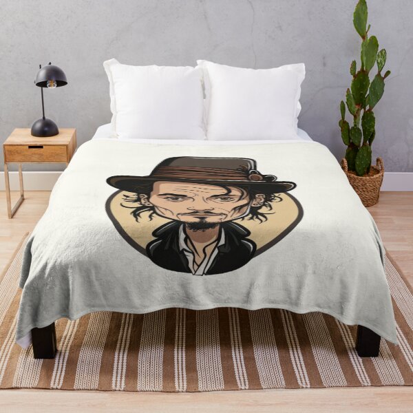 Item preview, Johnny Depp cartoon designed and sold by ExplodedToons.