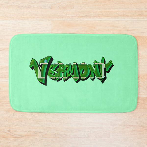Item preview, Vintage Vermont License Plate Graffiti - Blue - Available on stickers socks mugs and more designed and sold by Dude  Stuff.