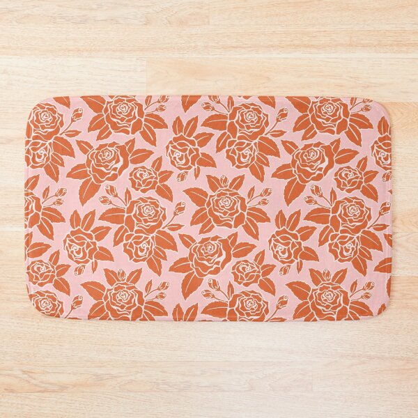 Artikelvorschau, ORANGE ROSA-ROSEN-MUSTER entworfen und verkauft von Phanya-Style.