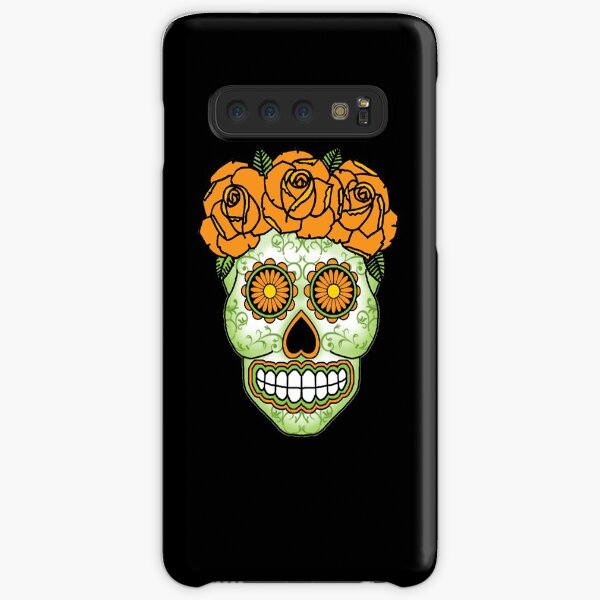 Yellow Rose Sugar Skull Samsung Galaxy Snap Case