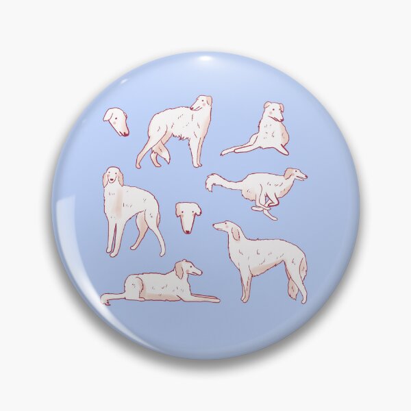 Item preview, Funny borzoi pattern  designed and sold by Mayarart.