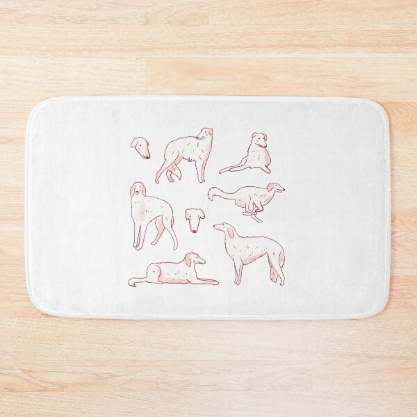 Item preview, Funny borzoi pattern  designed and sold by Mayarart.
