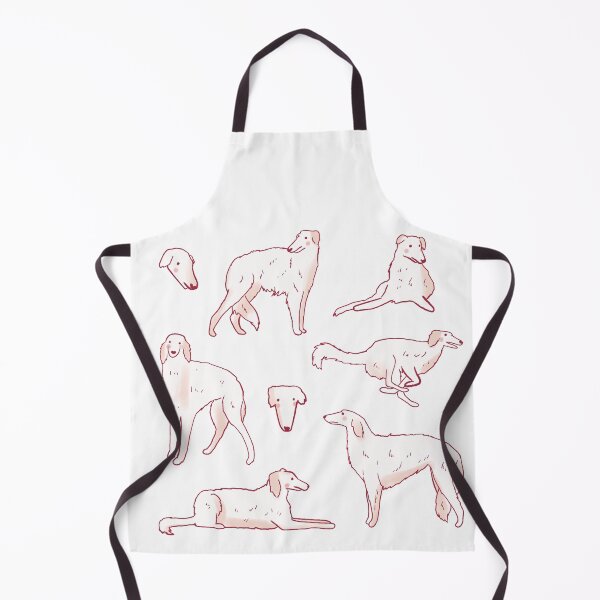Item preview, Funny borzoi pattern designed and sold by Mayarart.