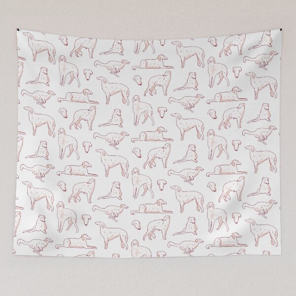 Item preview, Funny borzoi pattern  designed and sold by Mayarart.