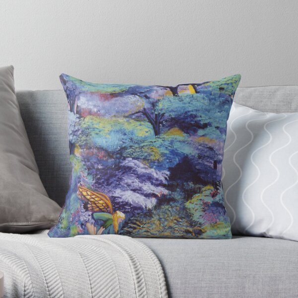 Talking to Little Bugs Throw Pillow