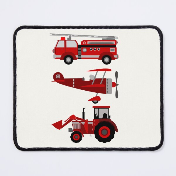 Item preview, Vintage Retro Toy Airplane Firetruck Tractor designed and sold by joseech.