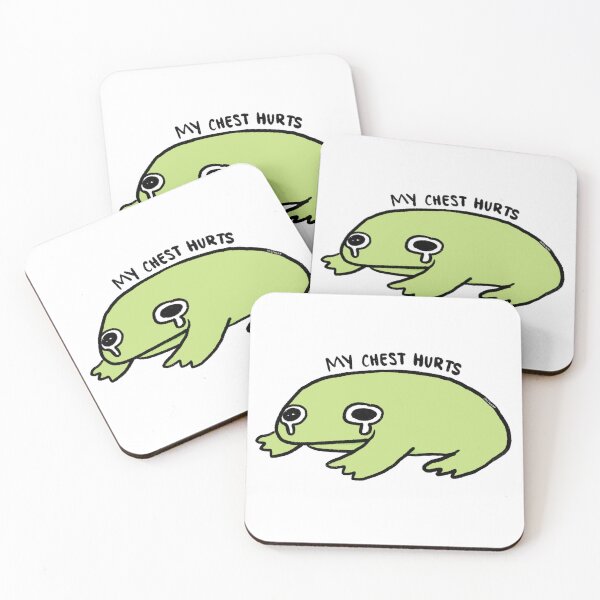 Item preview, My Chest Hurts | Crying Green Frog designed and sold by iristocat.