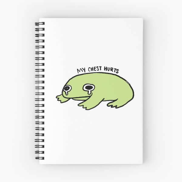 Item preview, My Chest Hurts | Crying Green Frog designed and sold by iristocat.