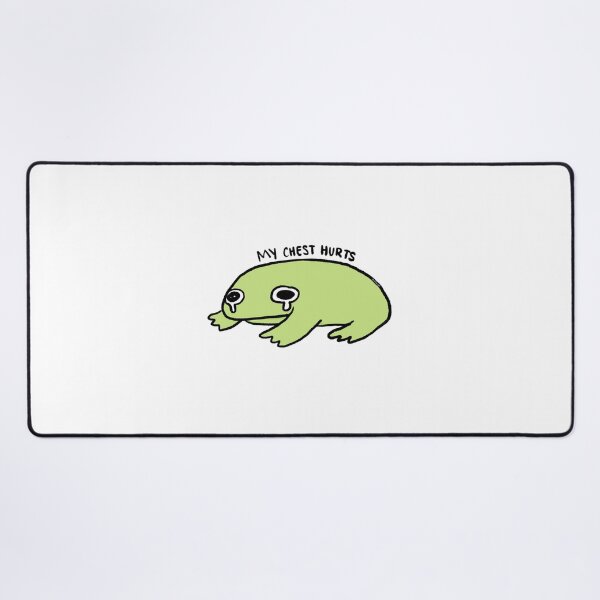 Item preview, My Chest Hurts | Crying Green Frog designed and sold by iristocat.