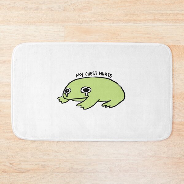 Item preview, My Chest Hurts | Crying Green Frog designed and sold by iristocat.
