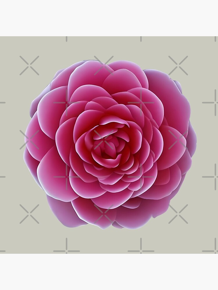 Pink camellia flower Art Print for Sale by gramizzia