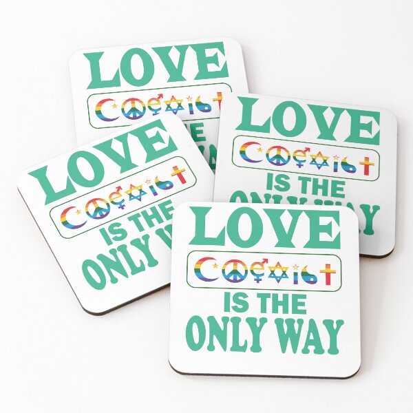 Item preview, Love is the only way lgbt flag designed and sold by Deco-Design.