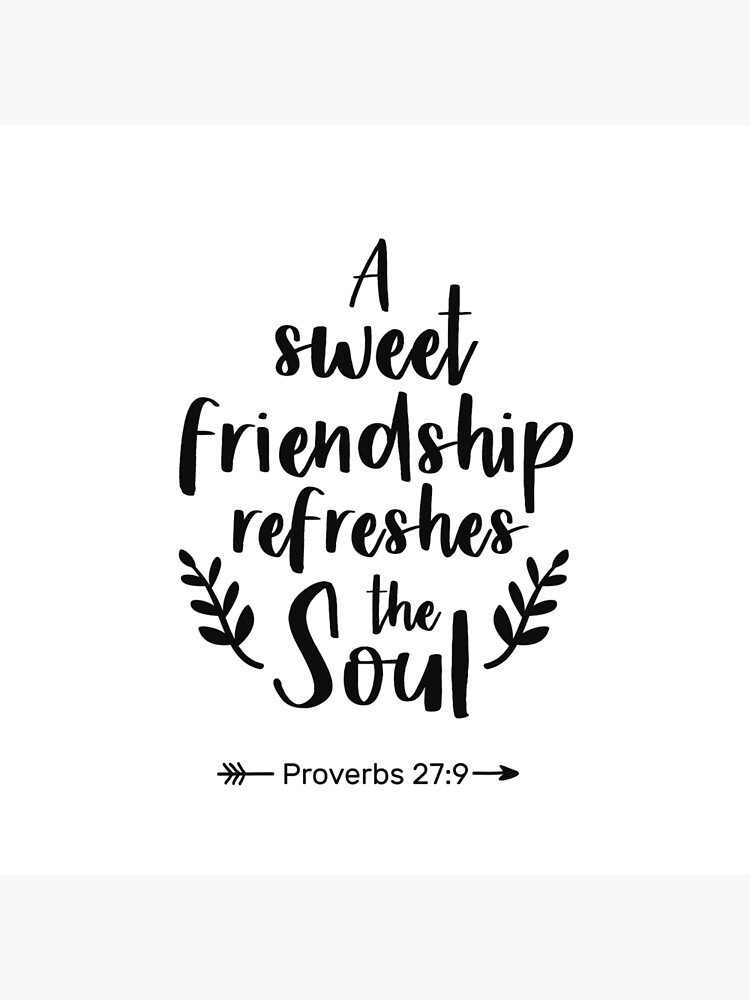 A Sweet Friendship Medium Gift Bag - Proverbs 27:9