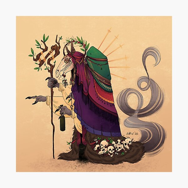 Item preview, Mari Lwyd designed and sold by bananamation.