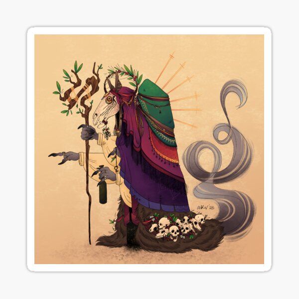 Item preview, Mari Lwyd designed and sold by bananamation.