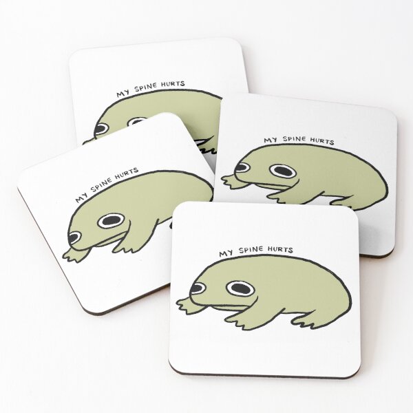 Item preview, My Spine Hurts | Muddy Green Frog designed and sold by iristocat.