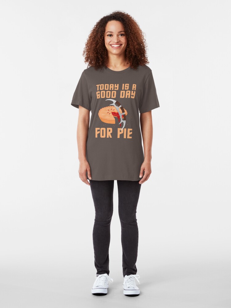 Alternate view of Klingon Pie Slim Fit T-Shirt