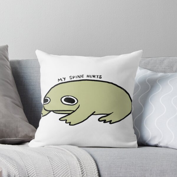 Item preview, My Spine Hurts | Muddy Green Frog designed and sold by iristocat.