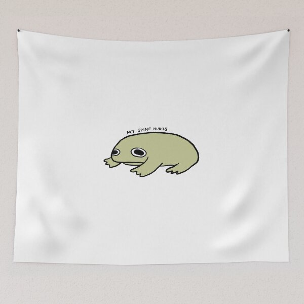 Item preview, My Spine Hurts | Muddy Green Frog designed and sold by iristocat.