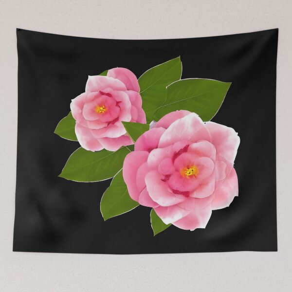 Item preview, Pink camellia flower designed and sold by gramizzia.
