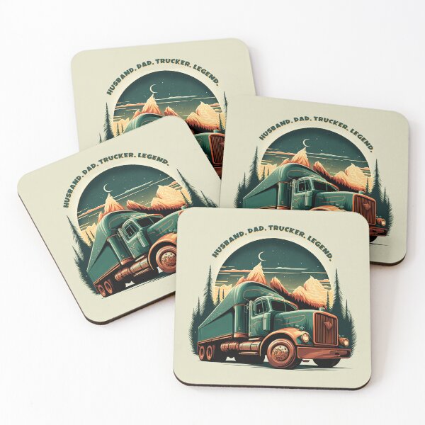 Item preview, Husband Dad Trucker Legend #6 designed and sold by aifuntime.