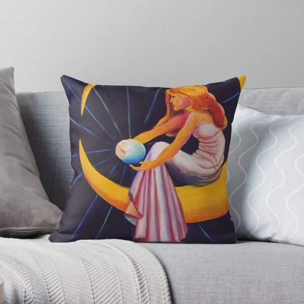 Moonbeams Throw Pillow