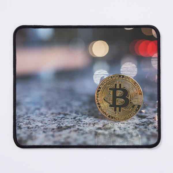 Item preview, Bitcoin crypto coin with night city background designed and sold by salarkoshop.