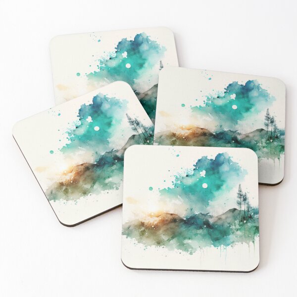 Item preview, Relaxing Watercolor #112 designed and sold by Avocado Design Studio.