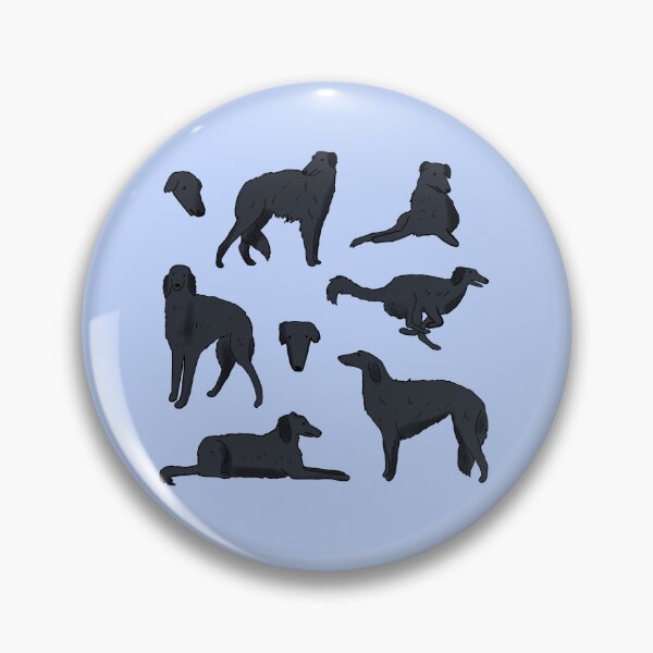 Item preview, Black borzoi illustration pack designed and sold by Mayarart.