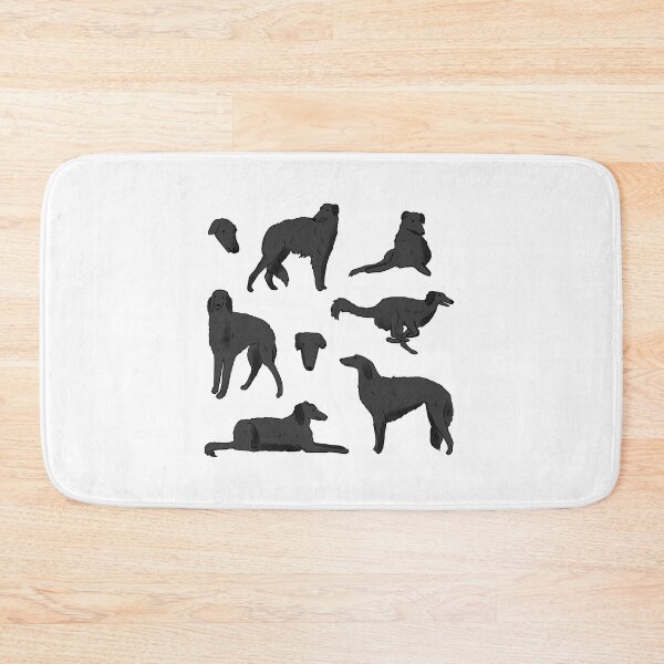 Item preview, Black borzoi illustration pack designed and sold by Mayarart.