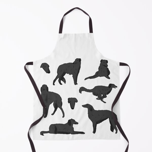 Item preview, Black borzoi illustration pack designed and sold by Mayarart.