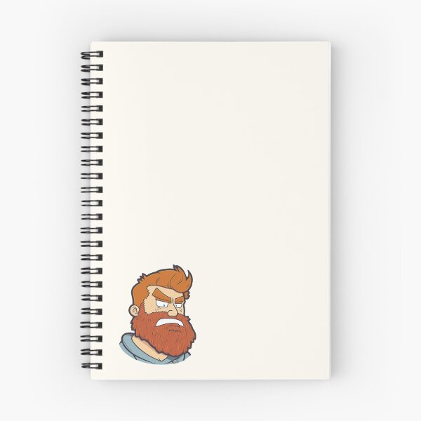 Item preview, Dibujos animados de jengibre cabeza roja loca designed and sold by ExplodedToons.