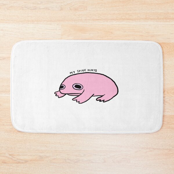 Item preview, My Spine Hurts | Pink Frog designed and sold by iristocat.