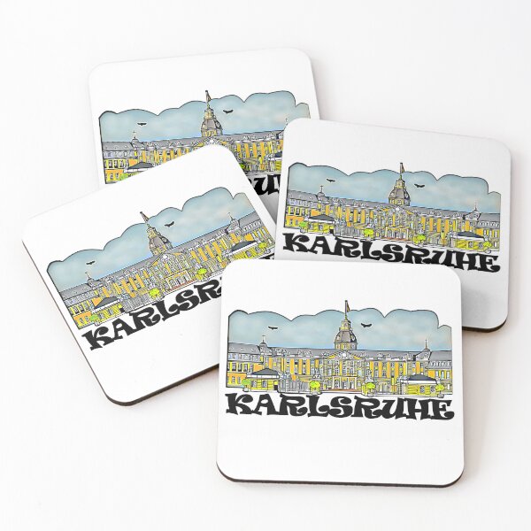 Item preview, Karlsruhe Castle Text Karlsruhe black designed and sold by AikasHeaven.