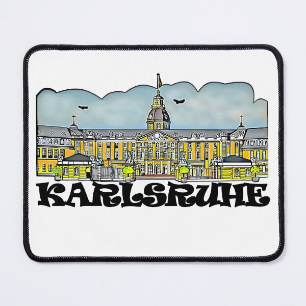 Item preview, Karlsruhe Castle Text Karlsruhe black designed and sold by AikasHeaven.