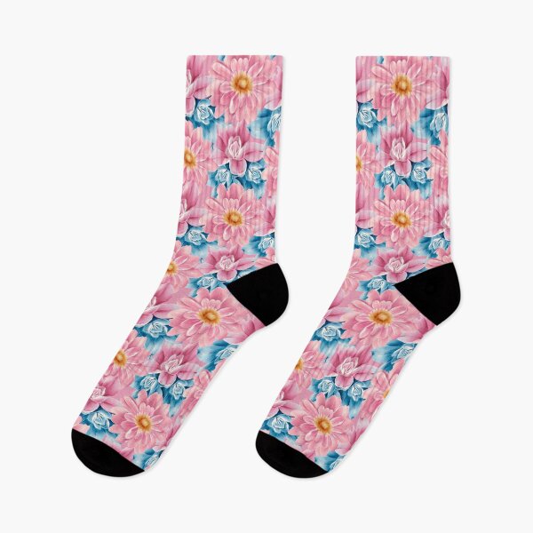 Item preview,  flowers on pink background designed and sold by Olha Volokhova.