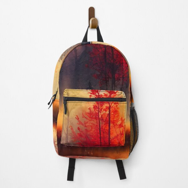 Item preview, Colorful Autumn Landscape Watercolor 12 designed and sold by Red Witch Art.