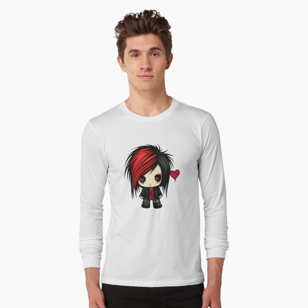 Emo Chibi In Love Essential T-Shirt