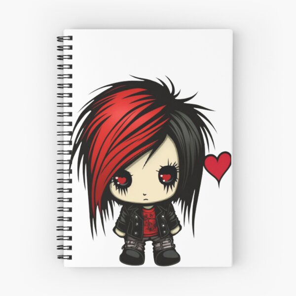 Item preview, Emo Chibi In Love designed and sold by Healio2.