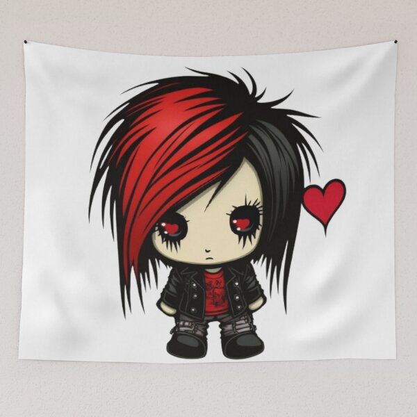 Item preview, Emo Chibi In Love designed and sold by Healio2.