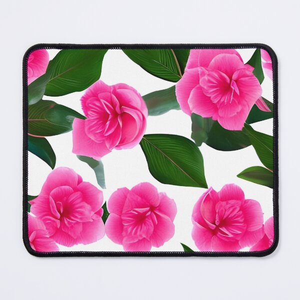 Item preview, Pink camellia flower pattern designed and sold by gramizzia.