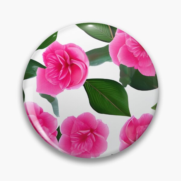 Item preview, Pink camellia flower pattern designed and sold by gramizzia.