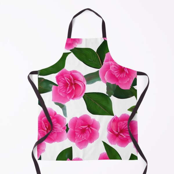 Item preview, Pink camellia flower pattern designed and sold by gramizzia.